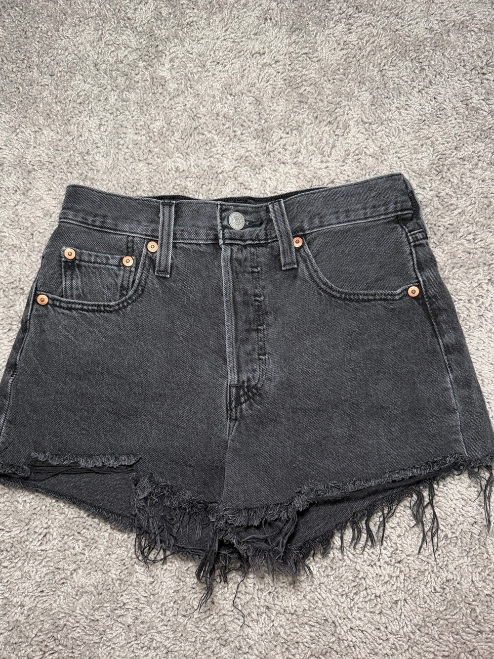 Levi's High-Waist Denim Jean Shorts